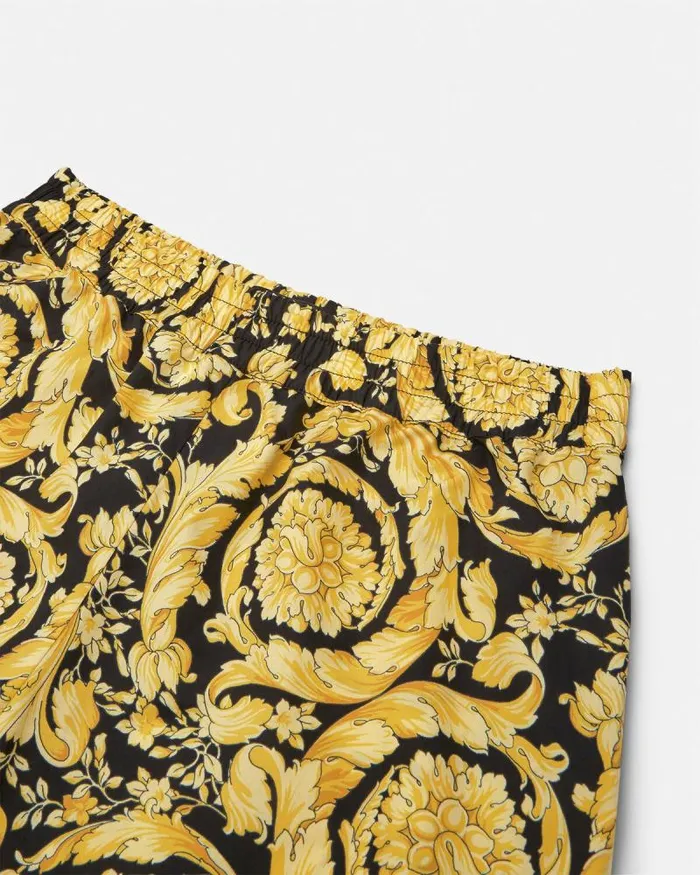 Barocco Kids Shorts Blackprint Children Versace Clothing