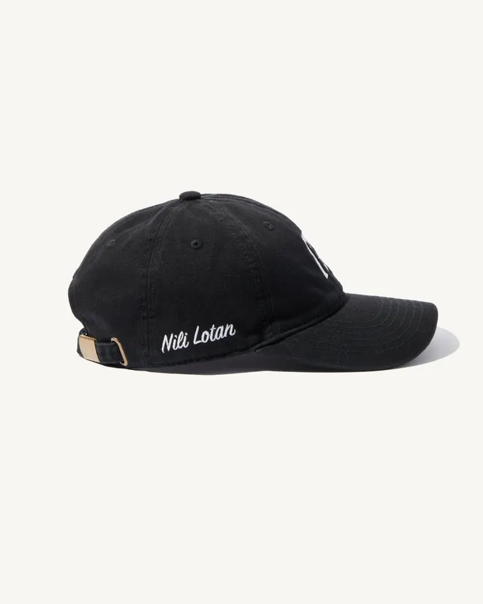 BASEBALL HAT Black Women Nili Lotan Belts and Accessories