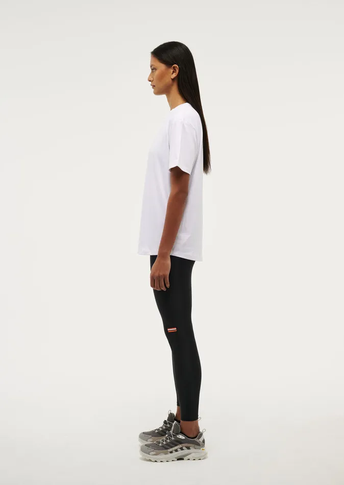 Baseline PE Nation Women CROSSOVER TEE IN OPTIC WHITE