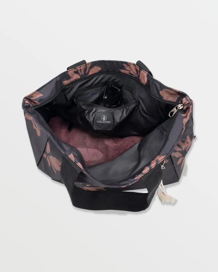 Bay Bae Beach Tote 8211 Vintage Brown Womens Volcom Bags and Backpacks