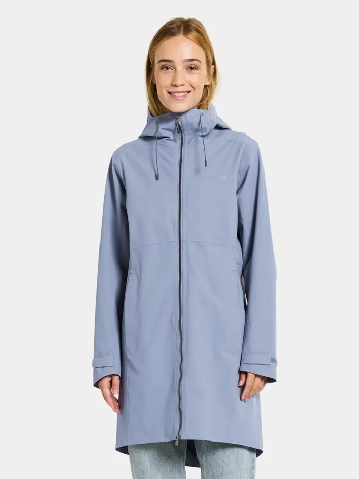 Bea Parka Glacial Blue Women Didriksons Spring Jackets