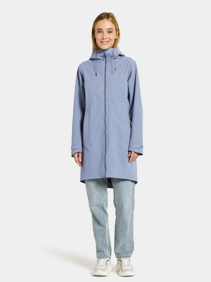 Bea Parka Glacial Blue Women Didriksons Spring Jackets