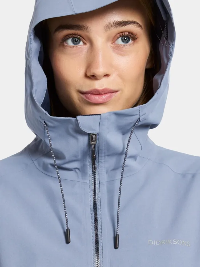 Bea Parka Glacial Blue Women Didriksons Spring Jackets