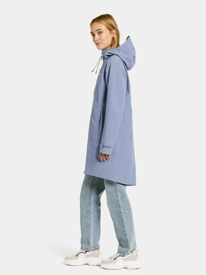 Bea Parka Glacial Blue Women Didriksons Spring Jackets