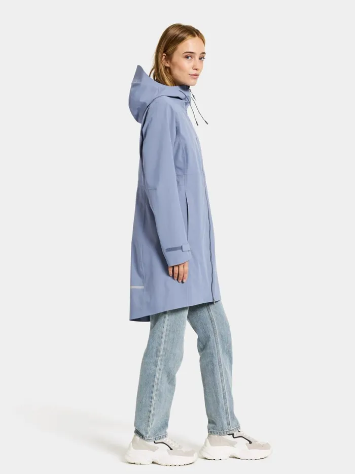 Bea Parka Glacial Blue Women Didriksons Spring Jackets