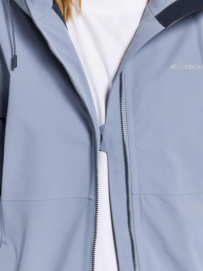 Bea Parka Glacial Blue Women Didriksons Spring Jackets