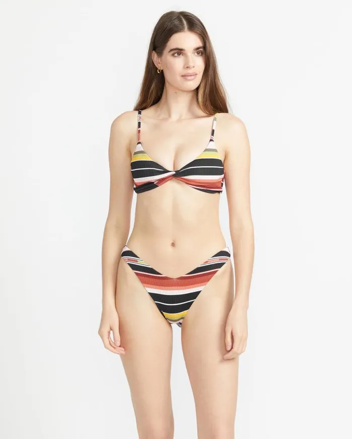 Beach Trip V Bikini Bottom 8211 Black Womens Volcom Swim
