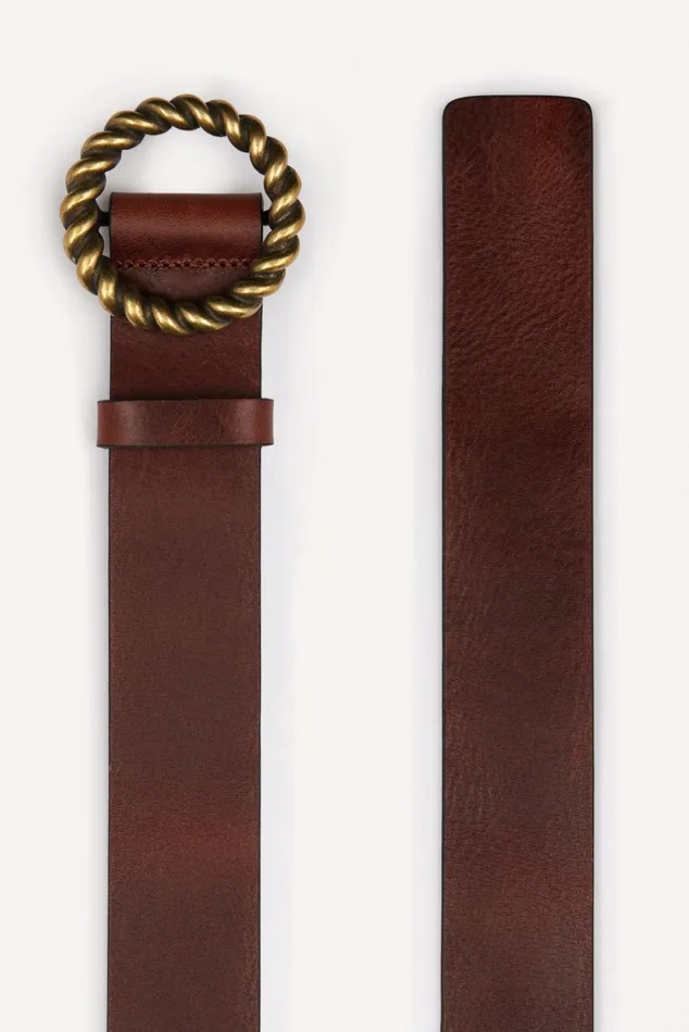 Belt With Buckle Beus Brown Women Baandsh Belts