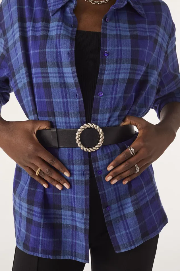 Belt With Buckle Beus Brown Women Baandsh Belts