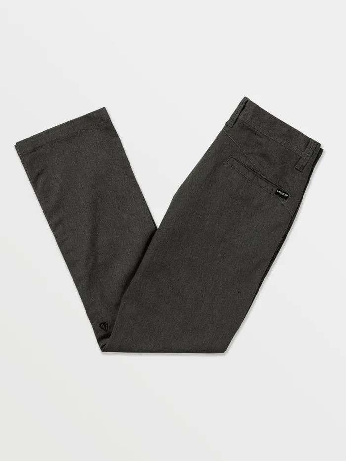 Big Boys Frickin Modern Stretch Chino Pants 8211 Charcoal Heather Kids Volcom Pants