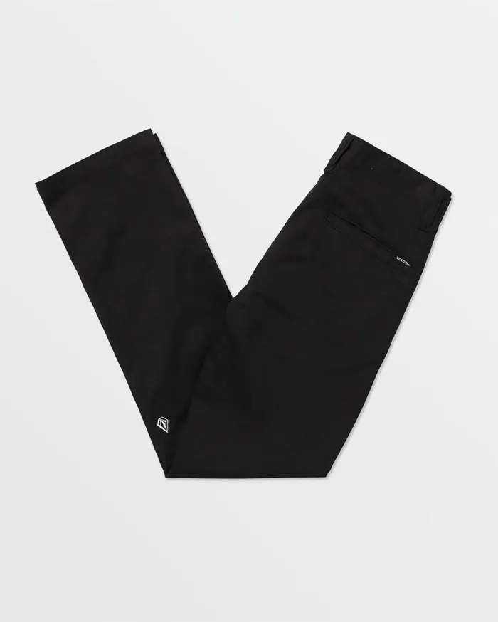 Big Boys Frickin Modern Stretch Pants 8211 Black Kids Volcom Pants