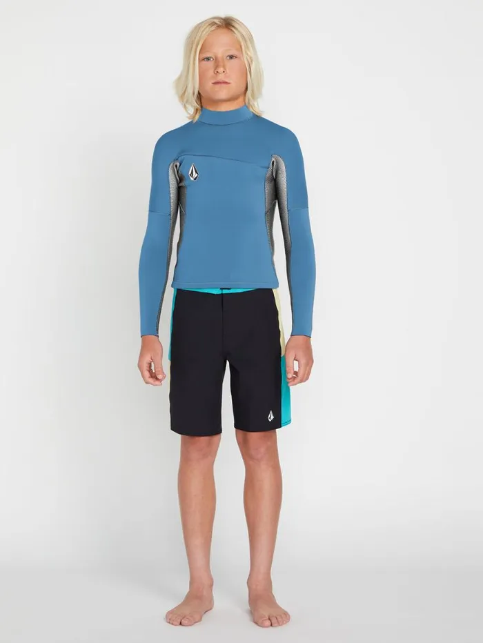 Big Boys Modulator 2mm Long Sleeve Wetsuit Jacket 8211 Cruzer Blue Kids Volcom Wetsuits Big Boys Modulator 2mm Long Sleeve Wetsuit Jacket 8211 Cruzer Blue Kids Volcom Wetsuits