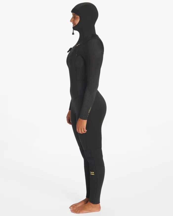 Billabong 54 Synergy Hooded Chest Zip Full Wetsuit Wild Black Womens Wetsuits Billabong 54 Synergy Hooded Chest Zip Full Wetsuit Wild Black Womens Wetsuits