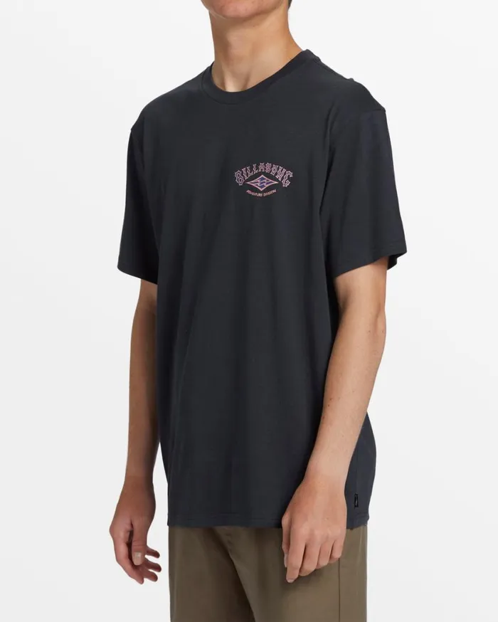 Billabong ADiv Arch TShirt Washed Black Mens TShirts Billabong ADiv Arch TShirt Washed Black Mens TShirts