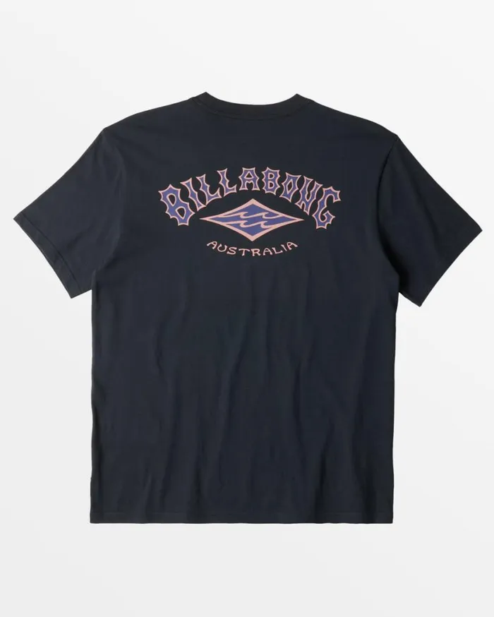 Billabong ADiv Arch TShirt Washed Black Mens TShirts Billabong ADiv Arch TShirt Washed Black Mens TShirts