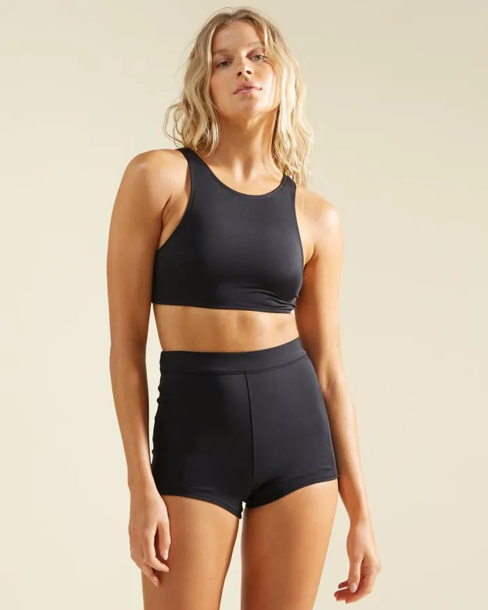 Billabong ADiv Boy Short Bikini Bottoms Black Womens Bikini Bottoms Billabong ADiv Boy Short Bikini Bottoms Black Womens Bikini Bottoms