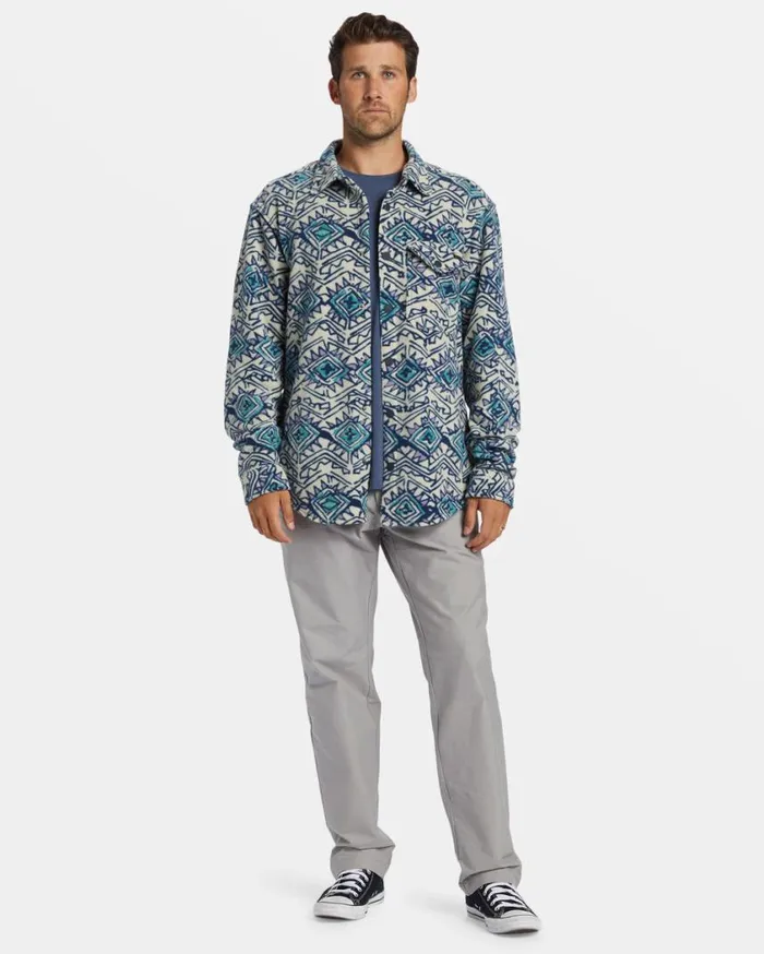 Billabong ADiv Furnace Flannel Shirt Slate Blue Mens Hoodies and Fleece Billabong ADiv Furnace Flannel Shirt Slate Blue Mens Hoodies and Fleece