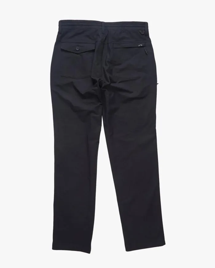 Billabong ADiv Surftrek Plus Organic Elastic Waist Pants Black Mens Jeans and Pants Billabong ADiv Surftrek Plus Organic Elastic Waist Pants Black Mens Jeans and Pants