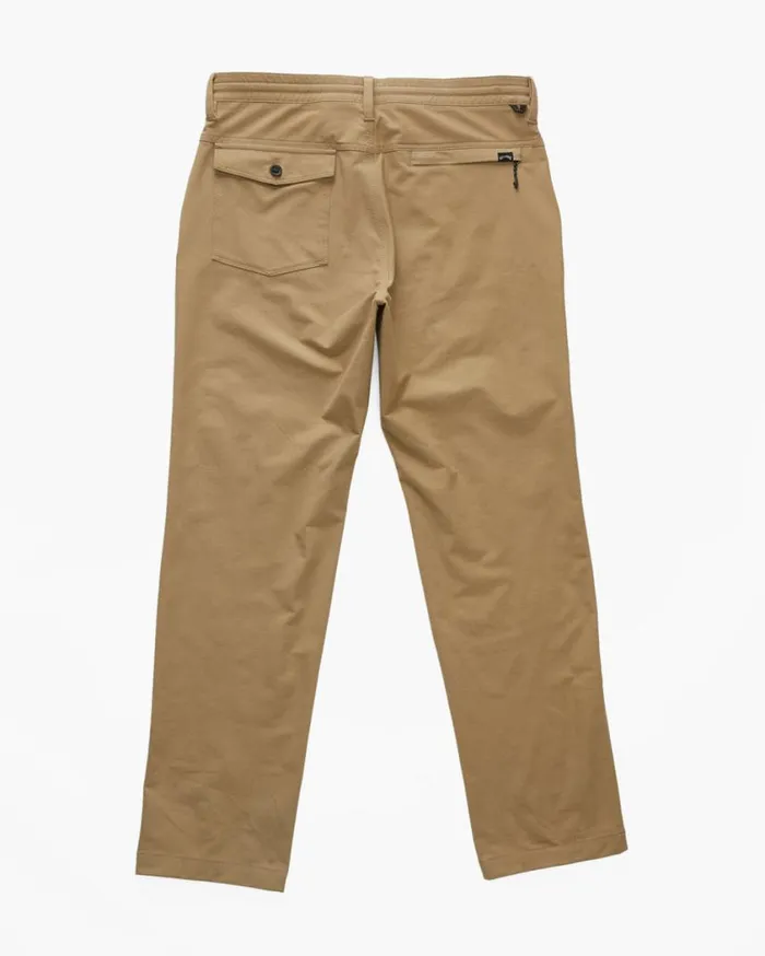 Billabong ADiv Surftrek Plus Organic Elastic Waist Pants Gravel Mens Bottoms Billabong ADiv Surftrek Plus Organic Elastic Waist Pants Gravel Mens Bottoms