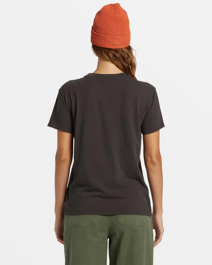 Billabong ADiv TShirt Off Black Womens Graphic Tees and Tanks Billabong ADiv TShirt Off Black Womens Graphic Tees and Tanks