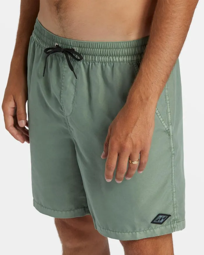 Billabong All Day Overdyed Layback 17034 Volley Shorts Sage Mens Layback Boardshorts Billabong All Day Overdyed Layback 17034 Volley Shorts Sage Mens Layback Boardshorts
