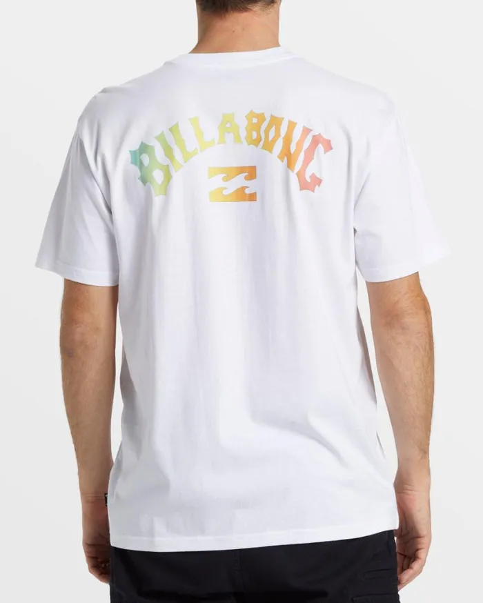 Billabong Arch Fill TShirt White Mens TShirts