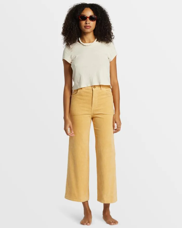Billabong Be Free Denim Pants Hemp 2 Womens Jeans and Pants