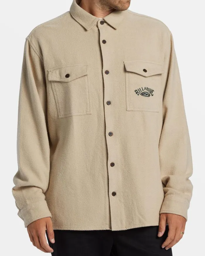 Billabong Bong Days Long Sleeve Shirt Sand Mens Shirts