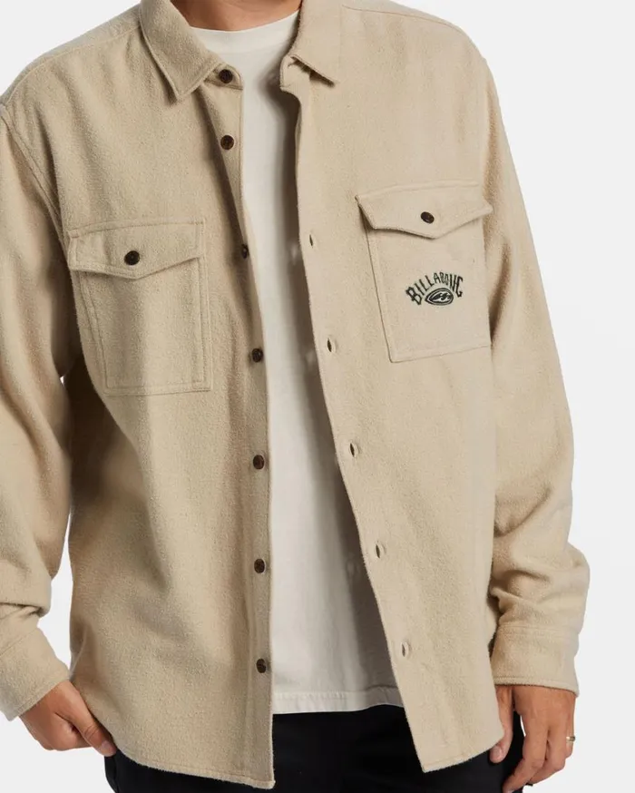 Billabong Bong Days Long Sleeve Shirt Sand Mens Shirts Billabong Bong Days Long Sleeve Shirt Sand Mens Shirts