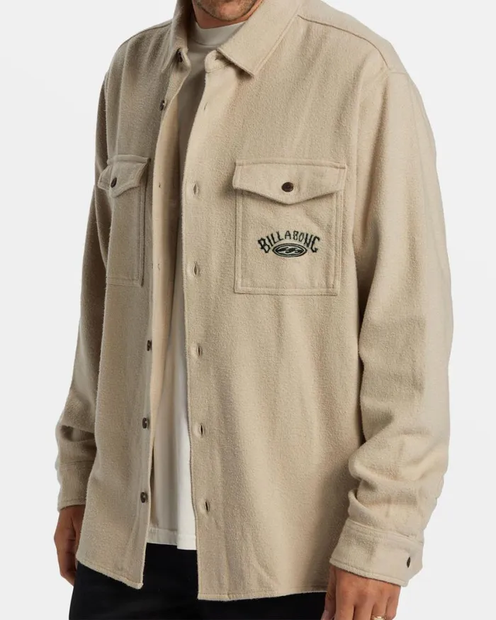 Billabong Bong Days Long Sleeve Shirt Sand Mens Shirts Billabong Bong Days Long Sleeve Shirt Sand Mens Shirts