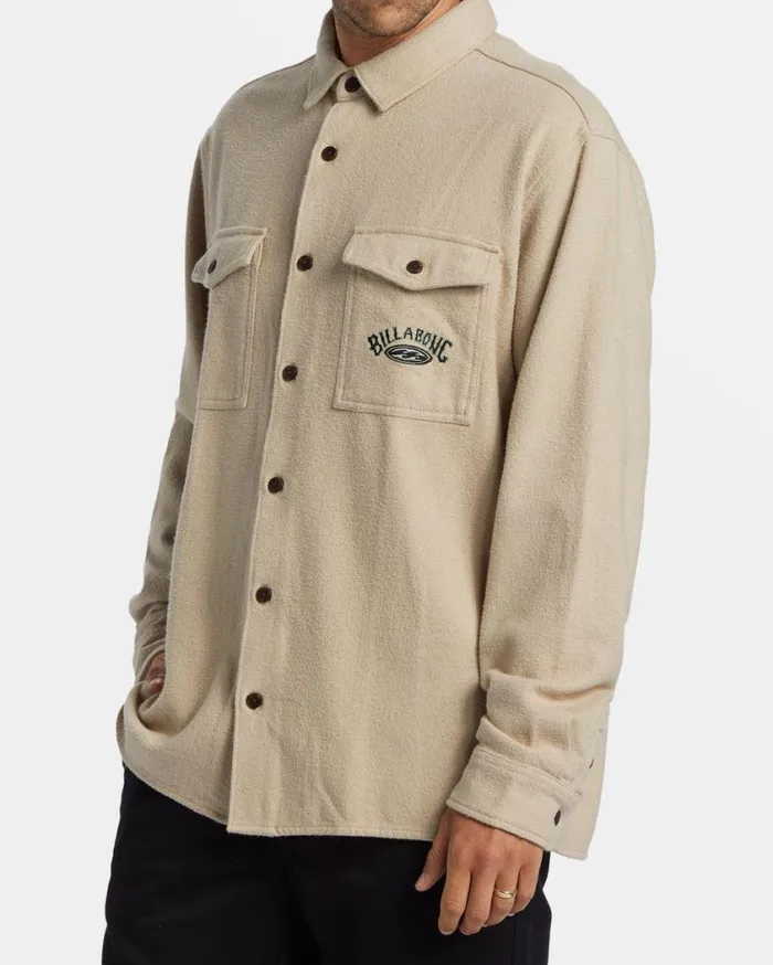 Billabong Bong Days Long Sleeve Shirt Sand Mens Shirts Billabong Bong Days Long Sleeve Shirt Sand Mens Shirts