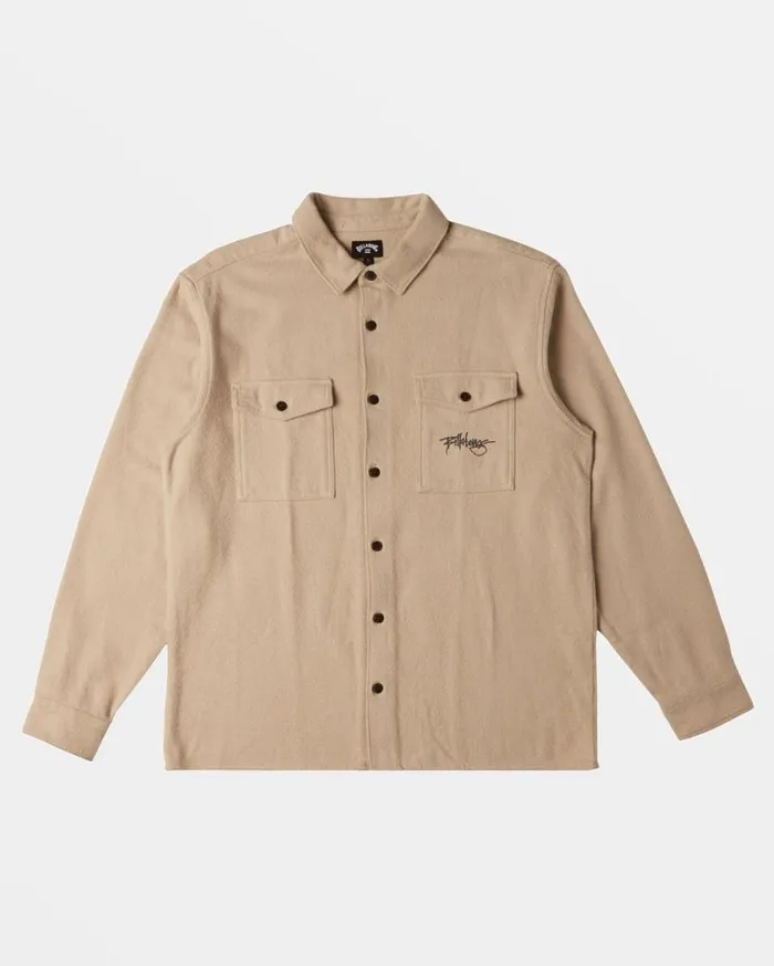 Billabong Bong Days Long Sleeve Shirt Sand Mens Shirts Billabong Bong Days Long Sleeve Shirt Sand Mens Shirts