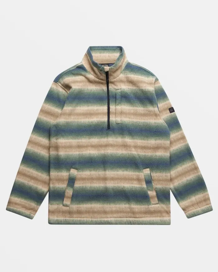 Billabong Boundary Polar Fleece Half Zip Pullover Dune Mens Hoodies and Fleece Billabong Boundary Polar Fleece Half Zip Pullover Dune Mens Hoodies and Fleece