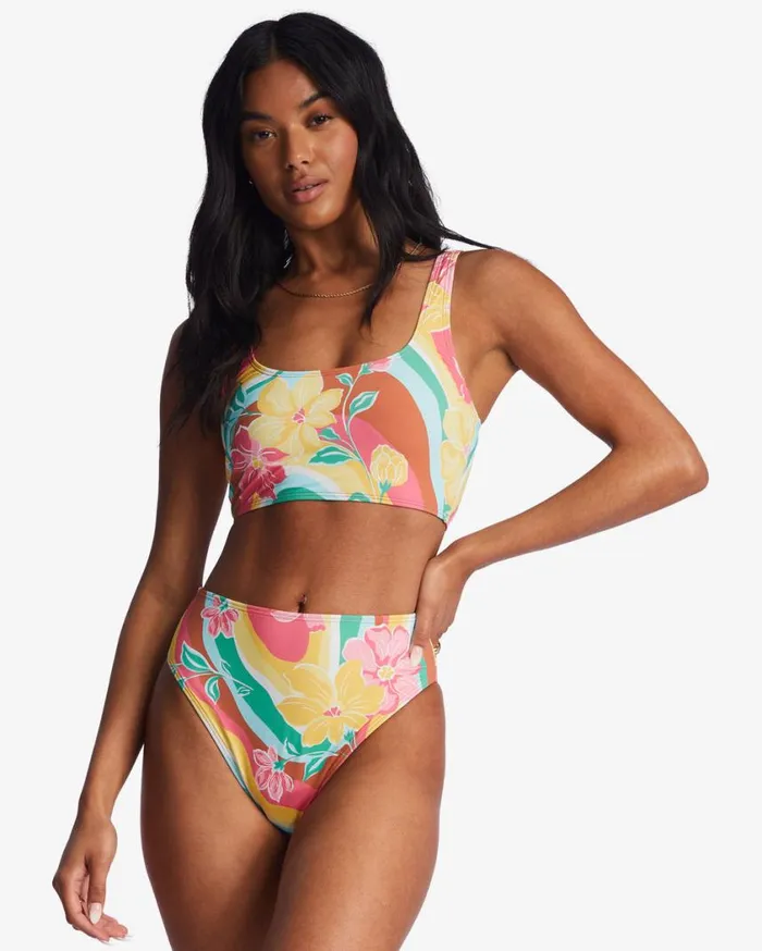 Billabong Chasin Sunbeams Rise Bikini Bottoms Multi Womens Bikinis Billabong Chasin Sunbeams Rise Bikini Bottoms Multi Womens Bikinis