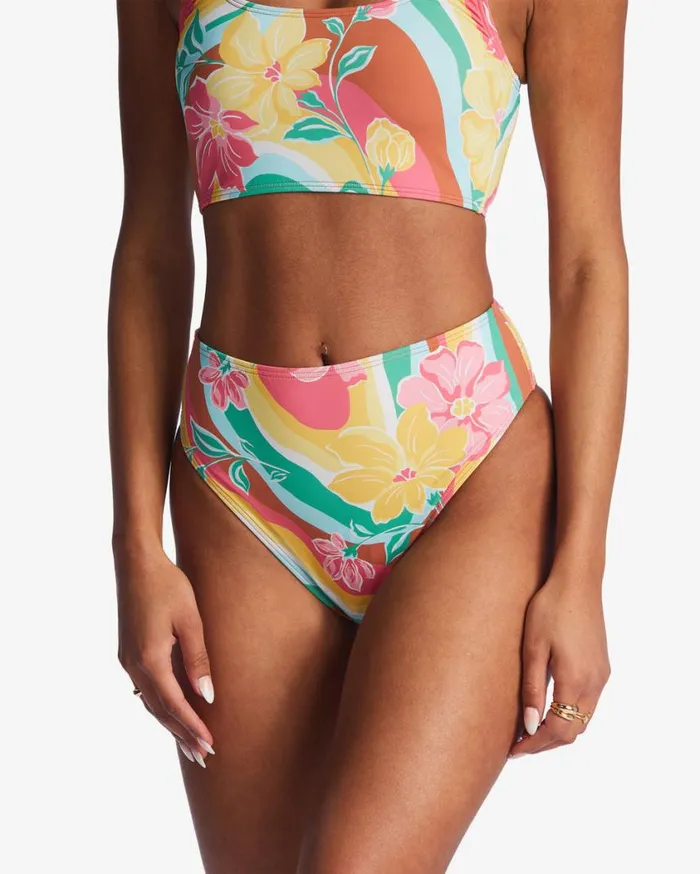 Billabong Chasin Sunbeams Rise Bikini Bottoms Multi Womens Bikinis Billabong Chasin Sunbeams Rise Bikini Bottoms Multi Womens Bikinis