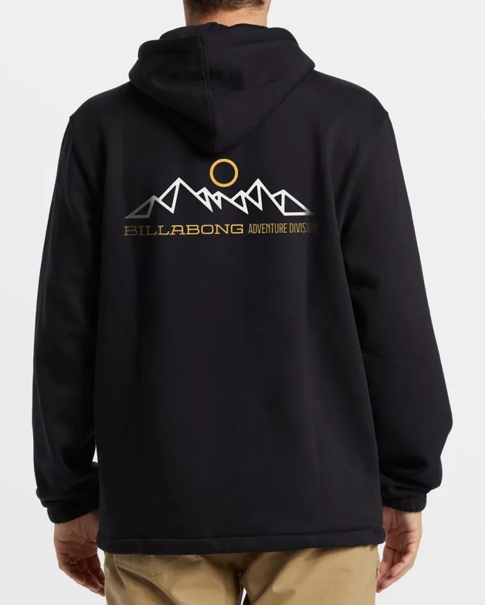 Billabong Compass Pullover Sweatshirt Black Mens Hoodies and Fleece