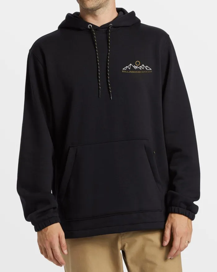 Billabong Compass Pullover Sweatshirt Black Mens Hoodies and Fleece Billabong Compass Pullover Sweatshirt Black Mens Hoodies and Fleece