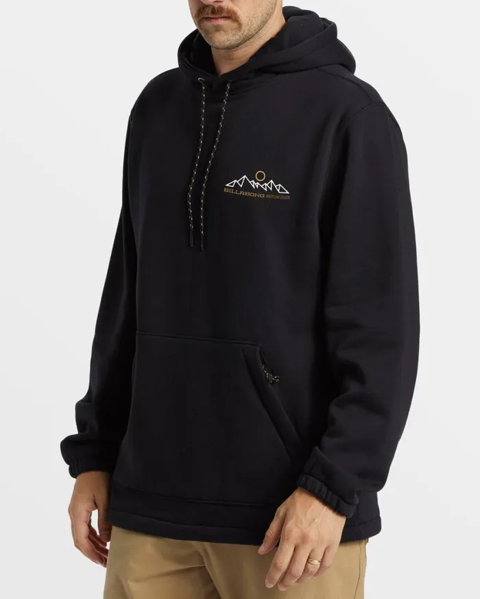 Billabong Compass Pullover Sweatshirt Black Mens Hoodies and Fleece Billabong Compass Pullover Sweatshirt Black Mens Hoodies and Fleece