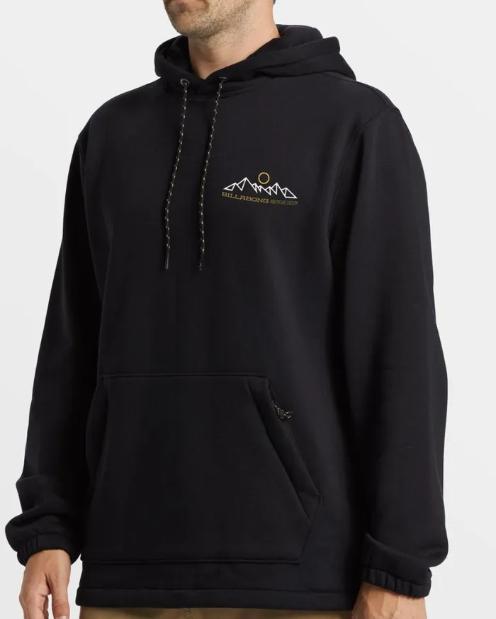 Billabong Compass Pullover Sweatshirt Black Mens Hoodies and Fleece Billabong Compass Pullover Sweatshirt Black Mens Hoodies and Fleece