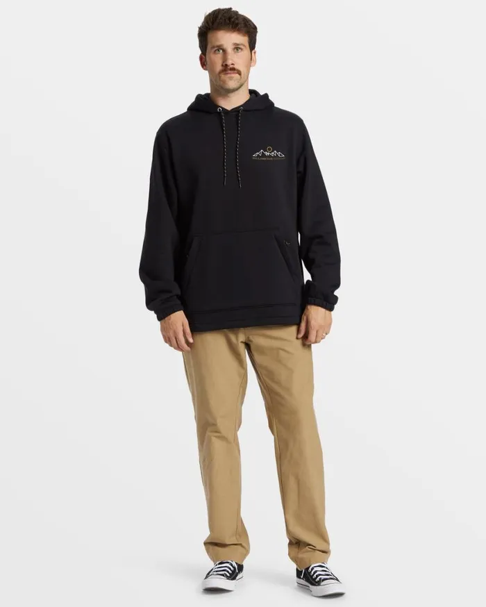 Billabong Compass Pullover Sweatshirt Black Mens Hoodies and Fleece Billabong Compass Pullover Sweatshirt Black Mens Hoodies and Fleece