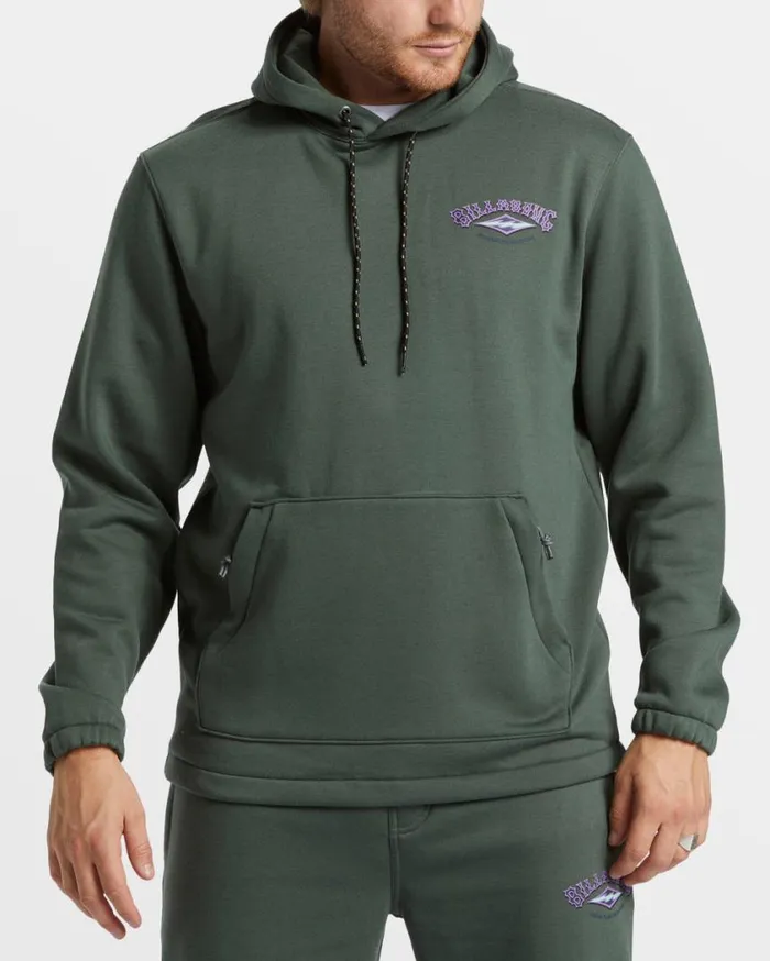 Billabong Compass Pullover Sweatshirt Hunter Mens Hoodies and Fleece