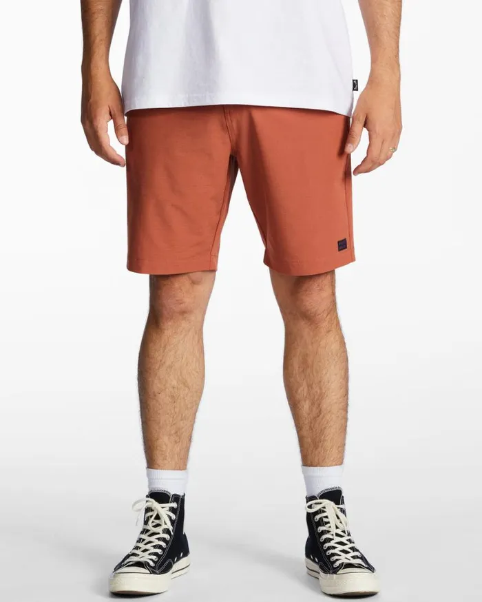 Billabong Crossfire Slub Submersible 19034 Shorts Red Clay Mens Shorts