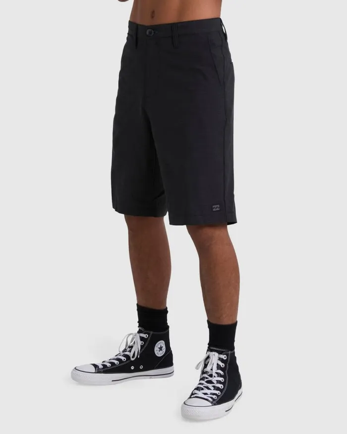 Billabong Crossfire Slub Submersible Shorts 21034 Black Mens Shorts Billabong Crossfire Slub Submersible Shorts 21034 Black Mens Shorts