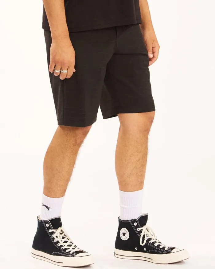 Billabong Crossfire Slub Submersible Shorts 21034 Black Mens Shorts Billabong Crossfire Slub Submersible Shorts 21034 Black Mens Shorts