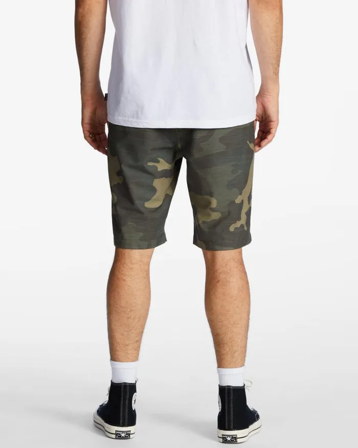 Billabong Crossfire Slub Submersible Shorts 21034 Green Camo Mens Shorts Billabong Crossfire Slub Submersible Shorts 21034 Green Camo Mens Shorts