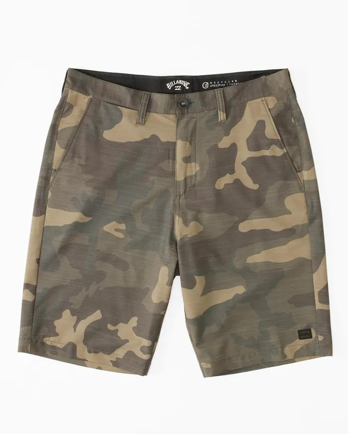 Billabong Crossfire Slub Submersible Shorts 21034 Green Camo Mens Shorts Billabong Crossfire Slub Submersible Shorts 21034 Green Camo Mens Shorts