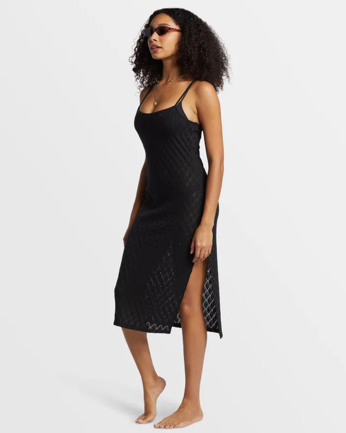 Billabong Day Dream Dress Black Pebble Womens Dresses Billabong Day Dream Dress Black Pebble Womens Dresses