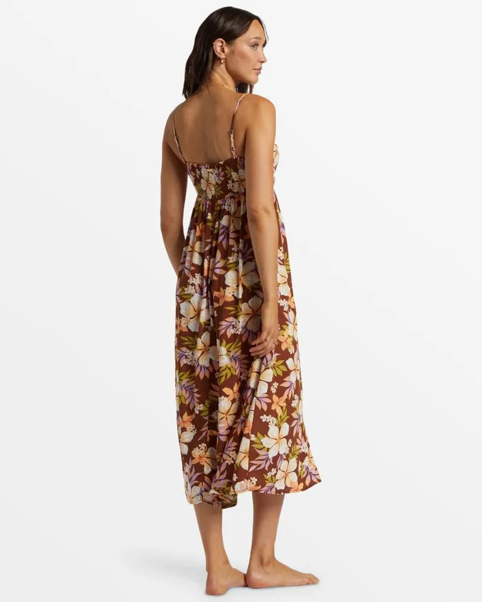Billabong Daybreak Midi Midi Dress Toasted Coconut Womens Dresses Billabong Daybreak Midi Midi Dress Toasted Coconut Womens Dresses