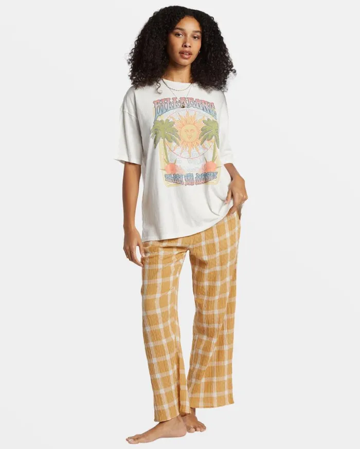 Billabong Enjoy The Journey TShirt Salt Crystal Womens Graphic Tees and Tanks Billabong Enjoy The Journey TShirt Salt Crystal Womens Graphic Tees and Tanks