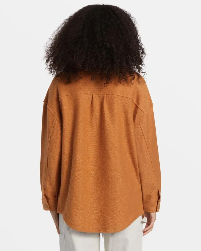 Billabong Everytime Oversized Shacket Sandalwood Womens Jackets Billabong Everytime Oversized Shacket Sandalwood Womens Jackets